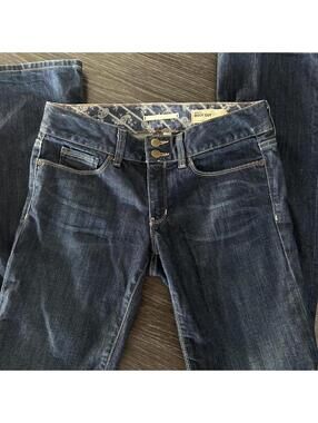 Gap low rise bootcut jeans with gold detailing